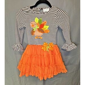 Emily‎ Rose Tulle Thanksgiving Turkey Dress Girl EUC Size 5